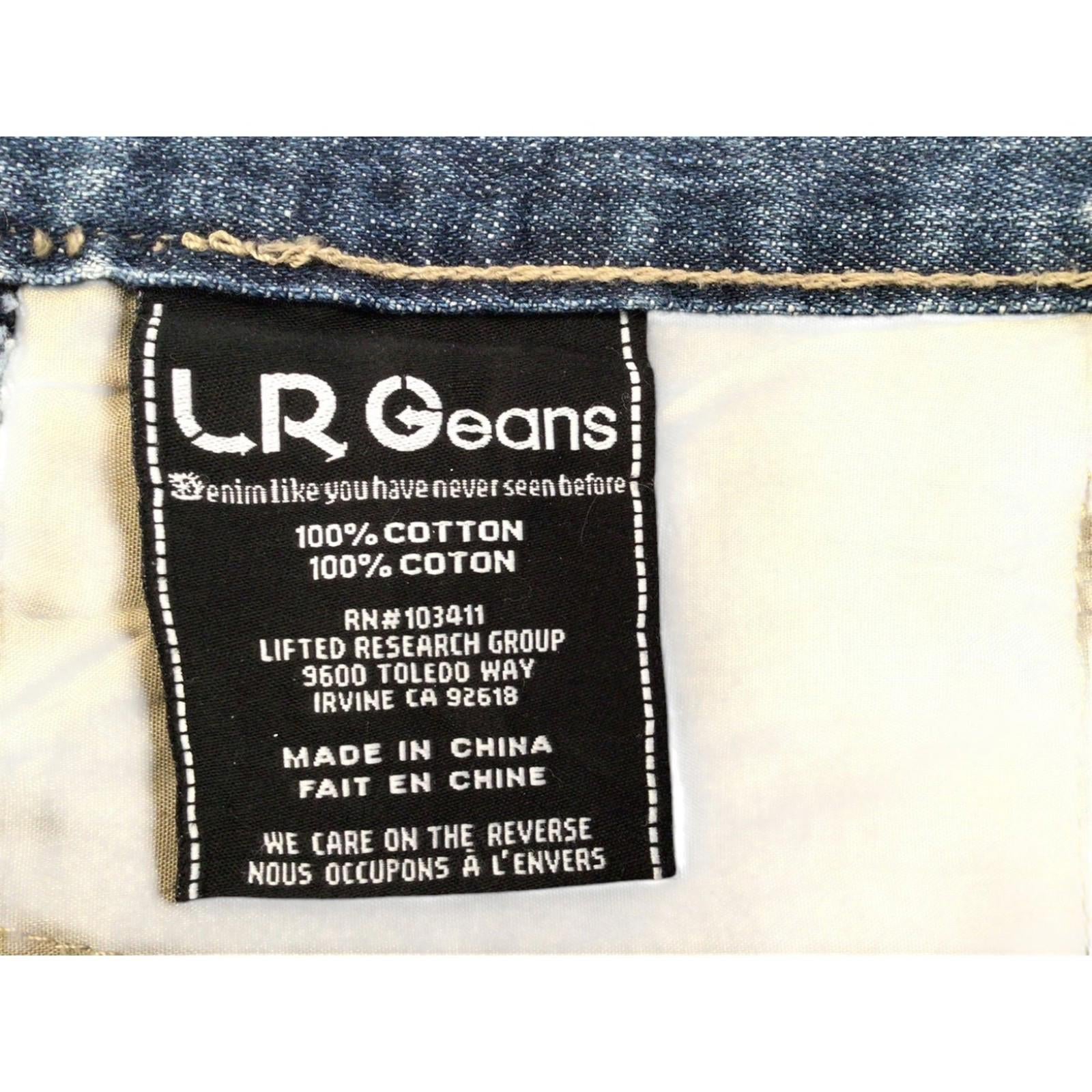 LRG Hip Hop Baggy Denim Jeans Y2K W34 L25