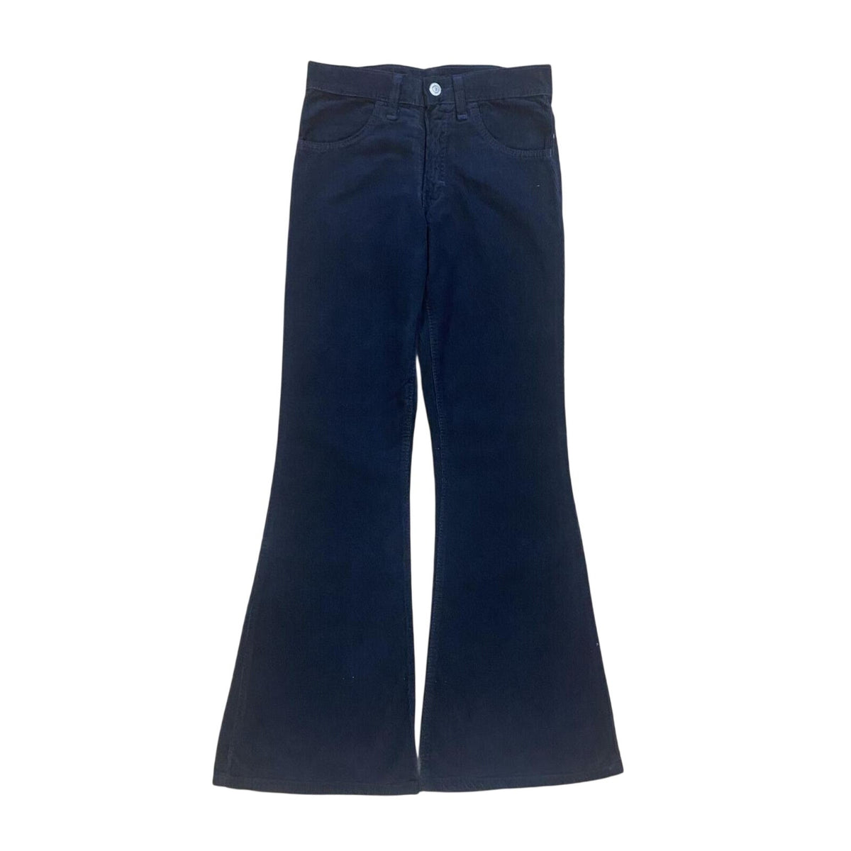 Soho Deadstock Women's Y2K Flared Corduroy Jean Black 16L