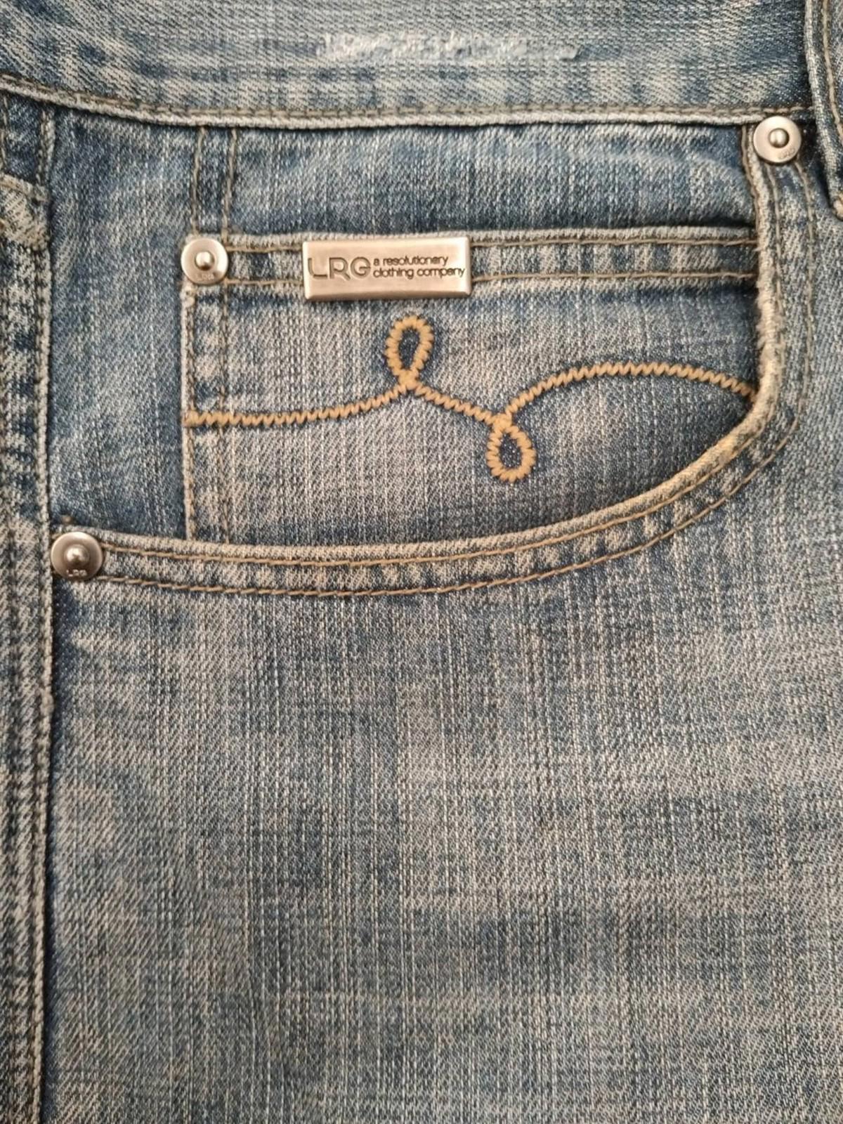 LRG Hip Hop Baggy Denim Jeans Y2K W34 L25