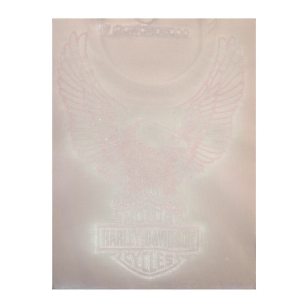 Harley Davidson Eagle Graphic Baby Doll T Shirt White XL
