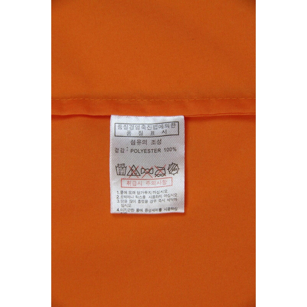 Marjane Long Sleeve Bio Farm Zip Up Windbreaker Orange 2XL