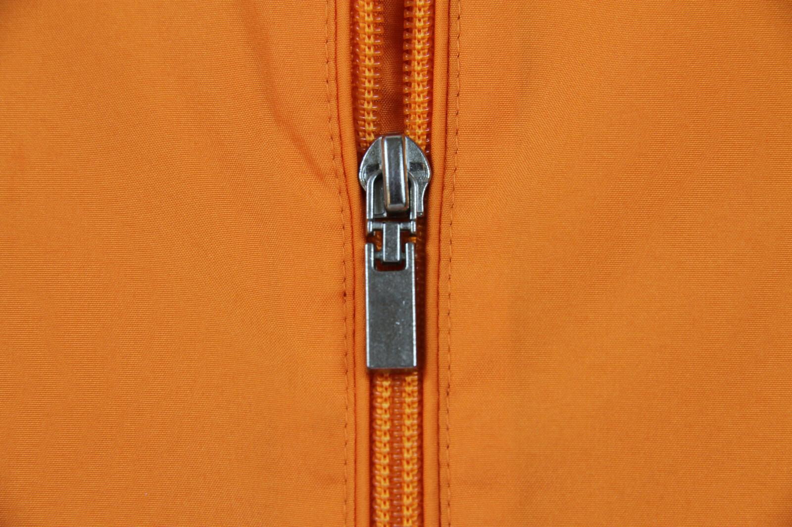 Marjane Long Sleeve Bio Farm Zip Up Windbreaker Orange 2XL