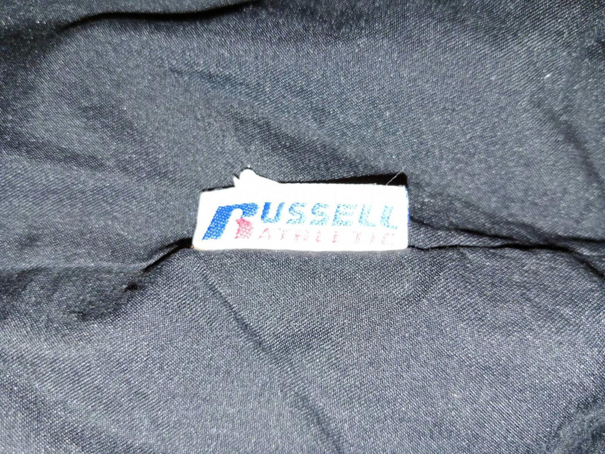 Russell Athletic Team Issue Warm Up Pullover Windbreaker Black S