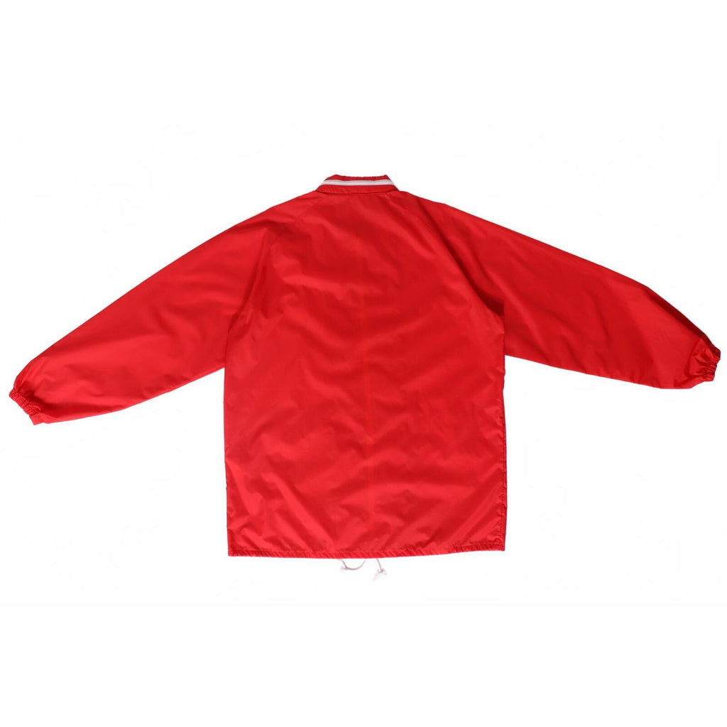 M Tanaka Japan Vintage 1980s University Full Zip Windbreaker Red L