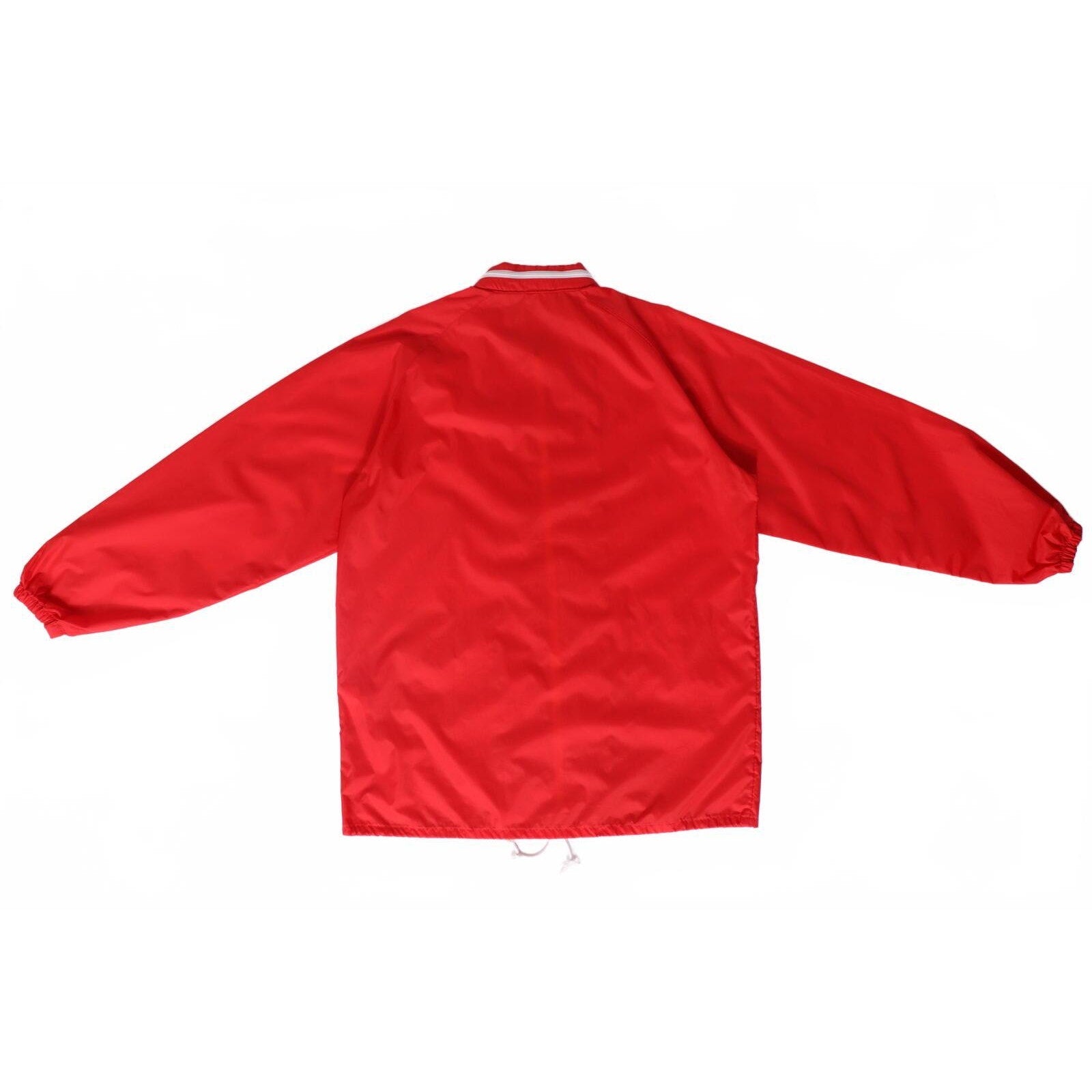 M Tanaka Japan Vintage 1980s University Full Zip Windbreaker Red L