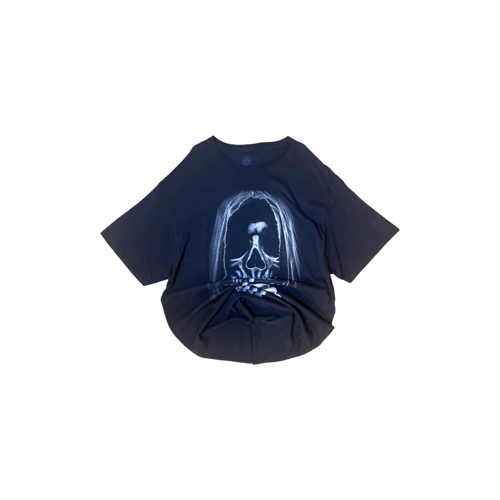 Y2K Spirit Grim Reaper Skull T Shirt Black XL