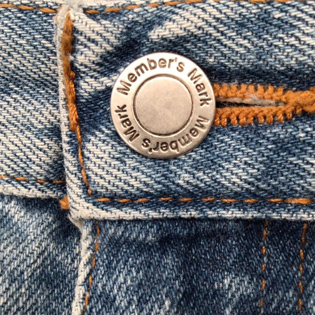 Members Mark Men's Relaxed Fit Denim Jeans Blue W40 L32