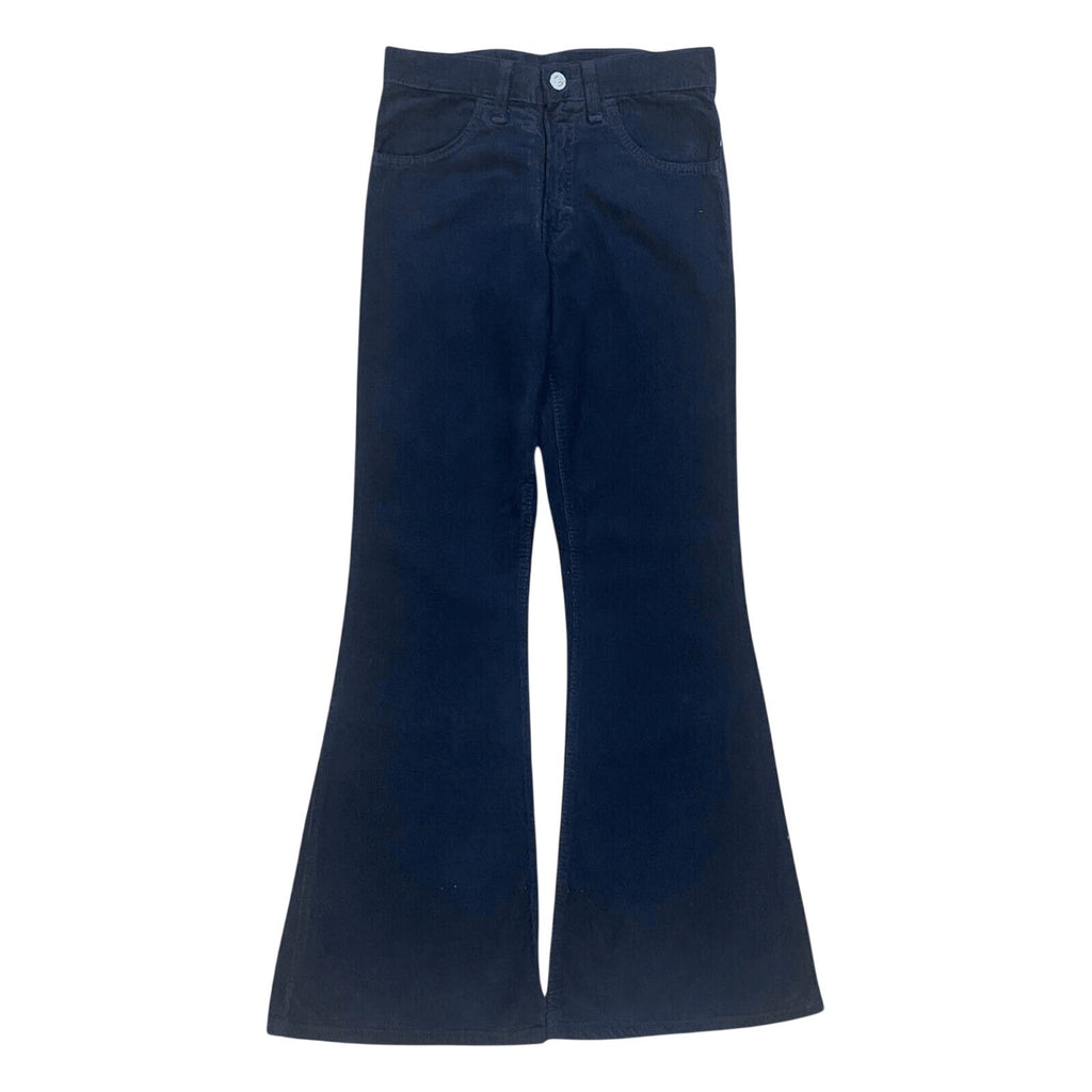 Soho Deadstock Women's Y2K Flared Corduroy Jean Black 16L