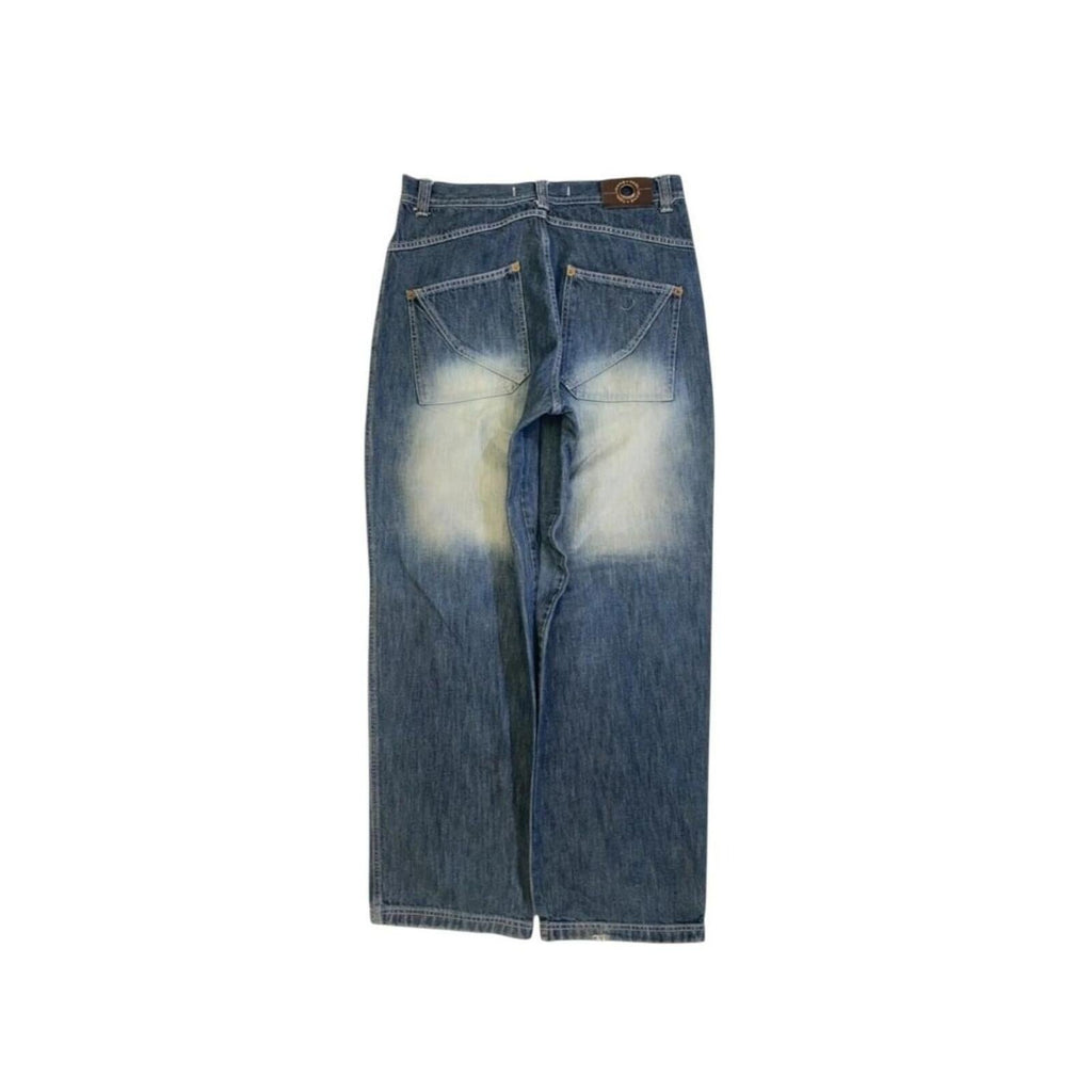 Tool Jeans Y2K Faded Wide Leg Denim Jean W36 L34
