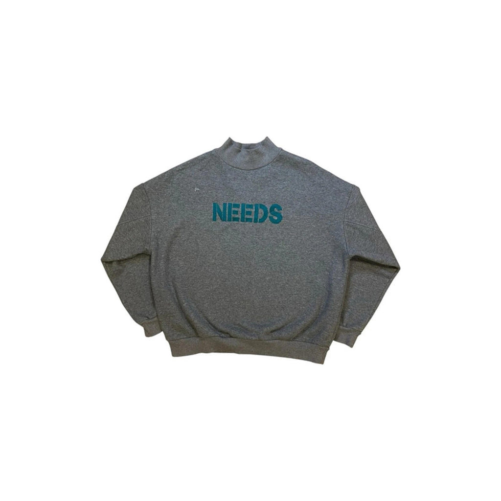 Needs Cloud Space Women's Japanese Sweatshirt Grey L