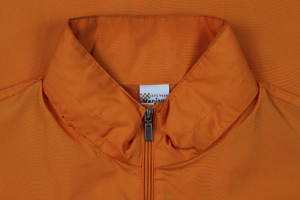 Marjane Long Sleeve Bio Farm Zip Up Windbreaker Orange 2XL