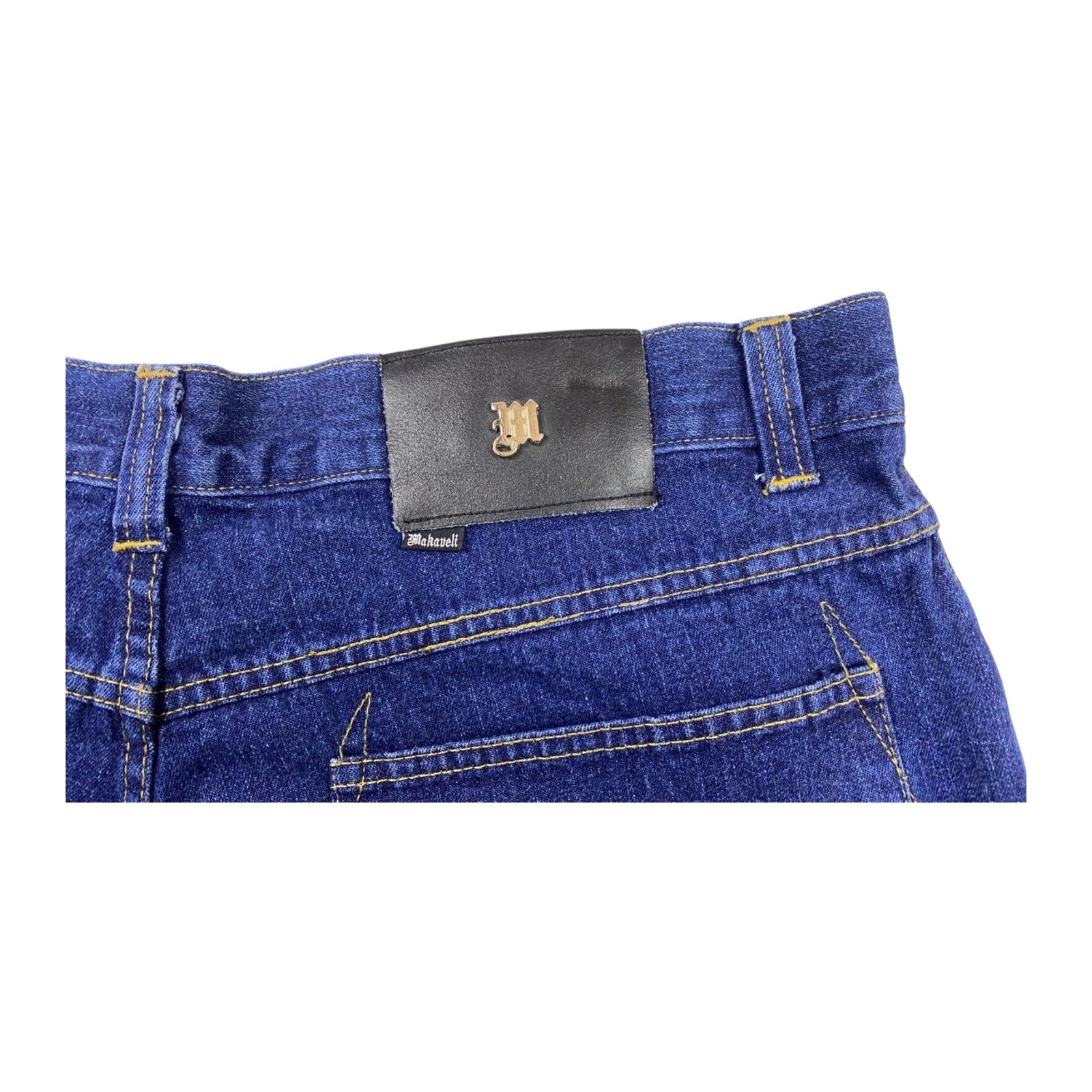 MAKAVELI Hip Hop Baggy Y2K Jeans W40 L34