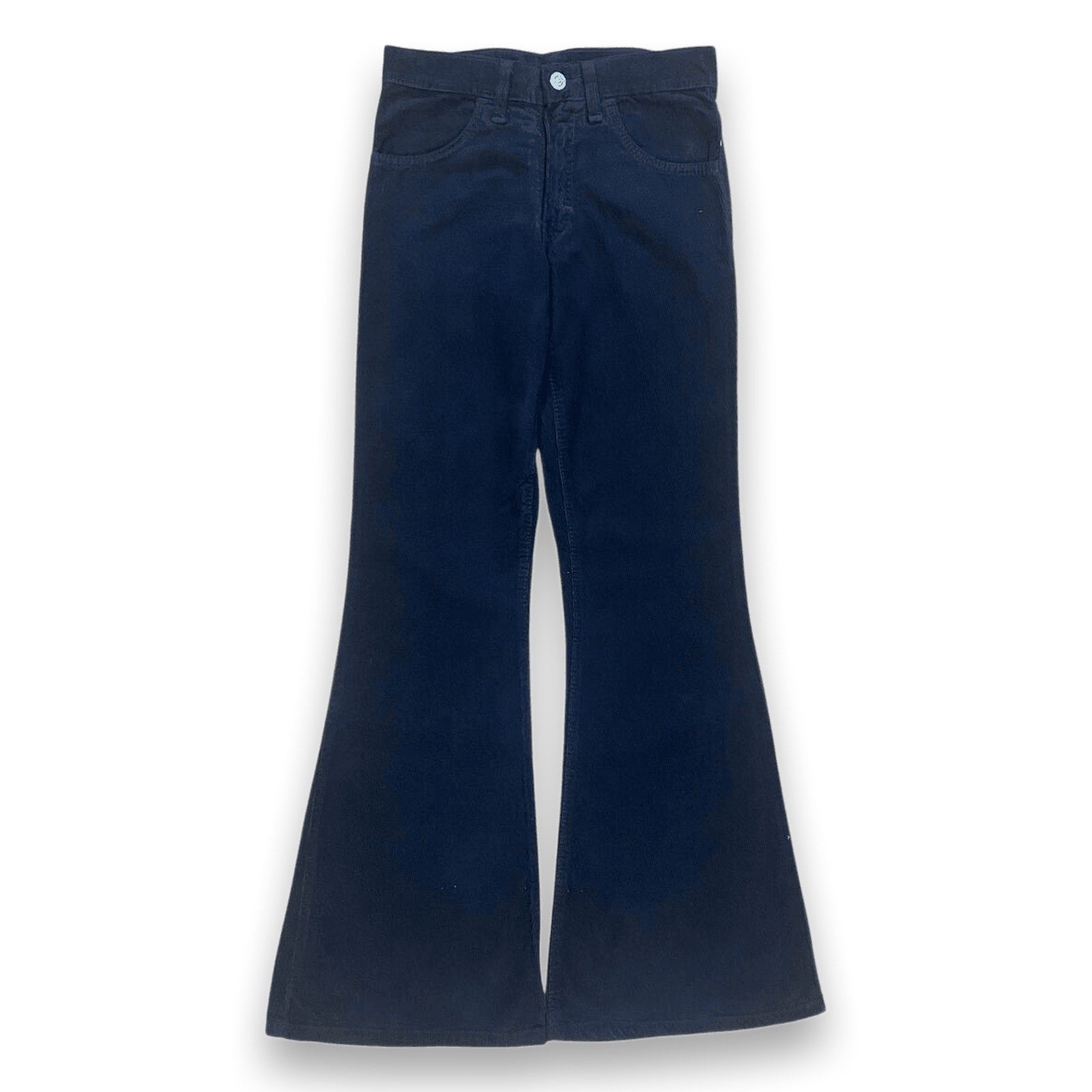Soho Deadstock Women's Y2K Flared Corduroy Jean Black 16L