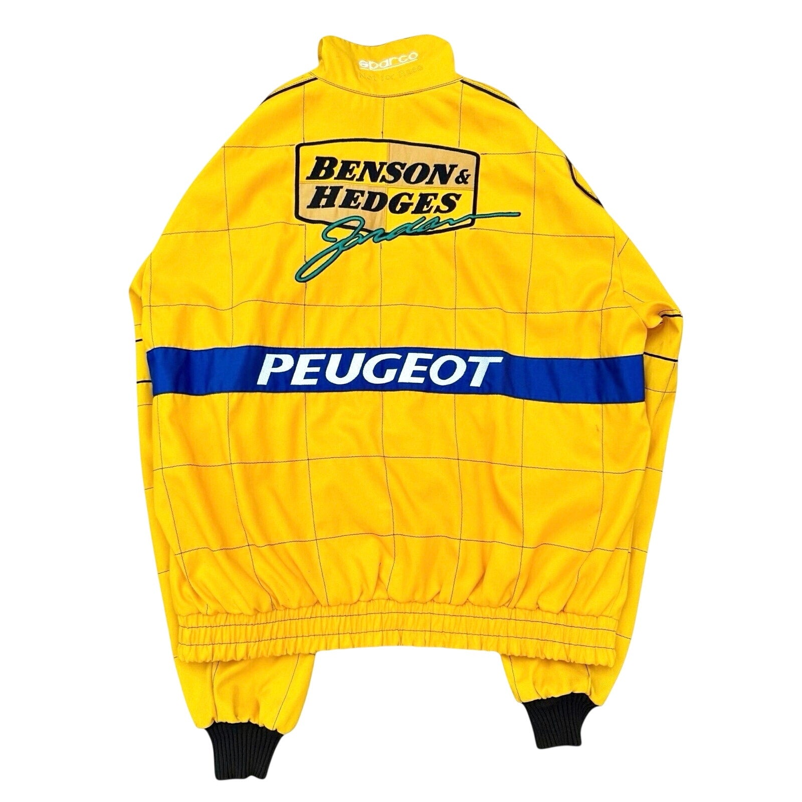 Vintage Sparco Jordan F1 Benson & Hedges Peugeot Racing Jacket Italy Size XXL