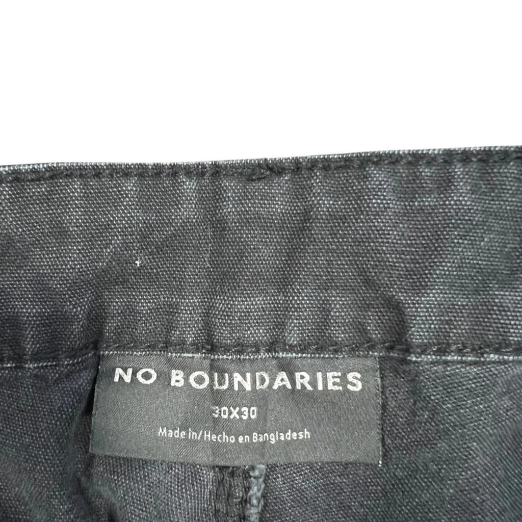 No Boundaries Women's Skater Cargo Denim Jean 10
