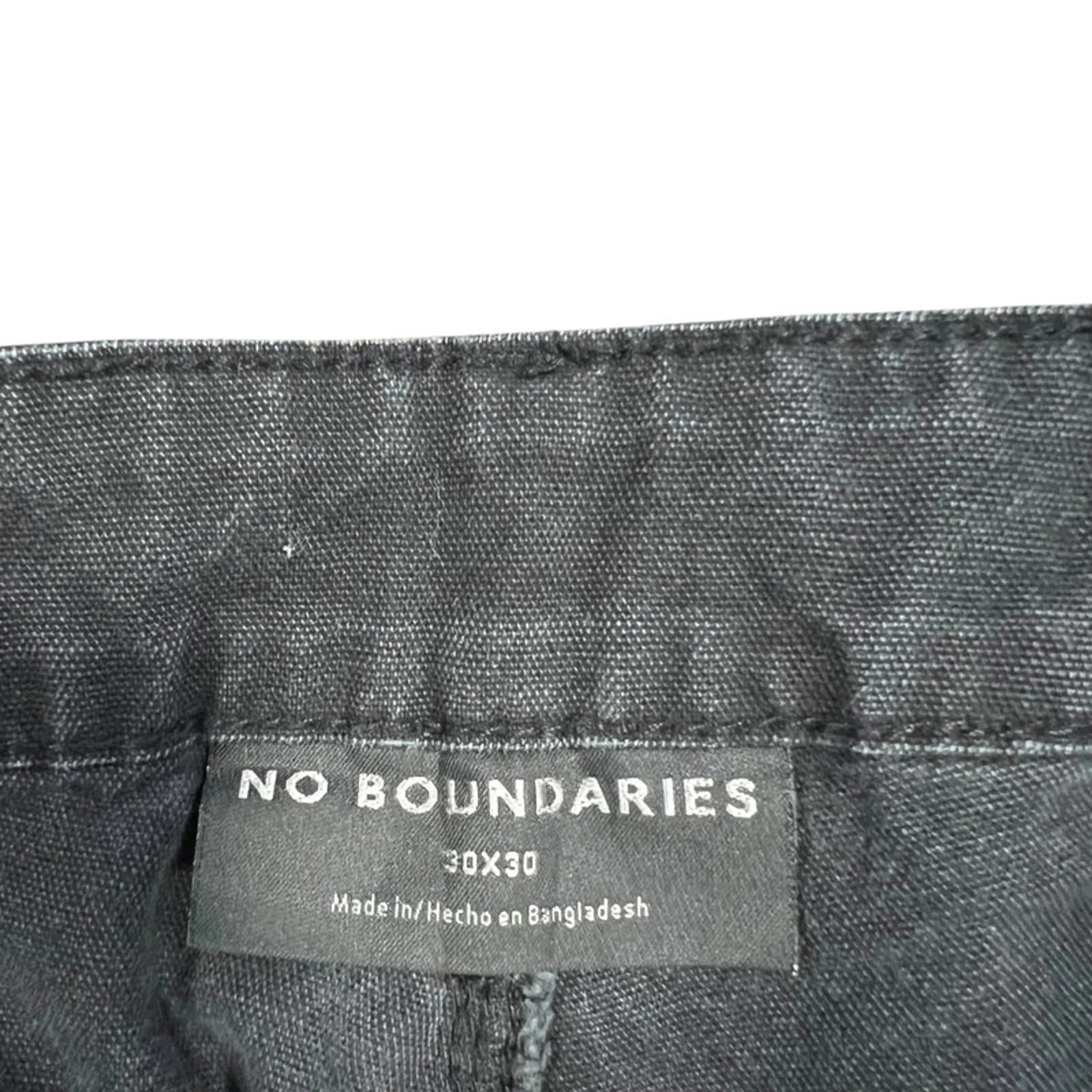 No Boundaries Women's Skater Cargo Denim Jean 10