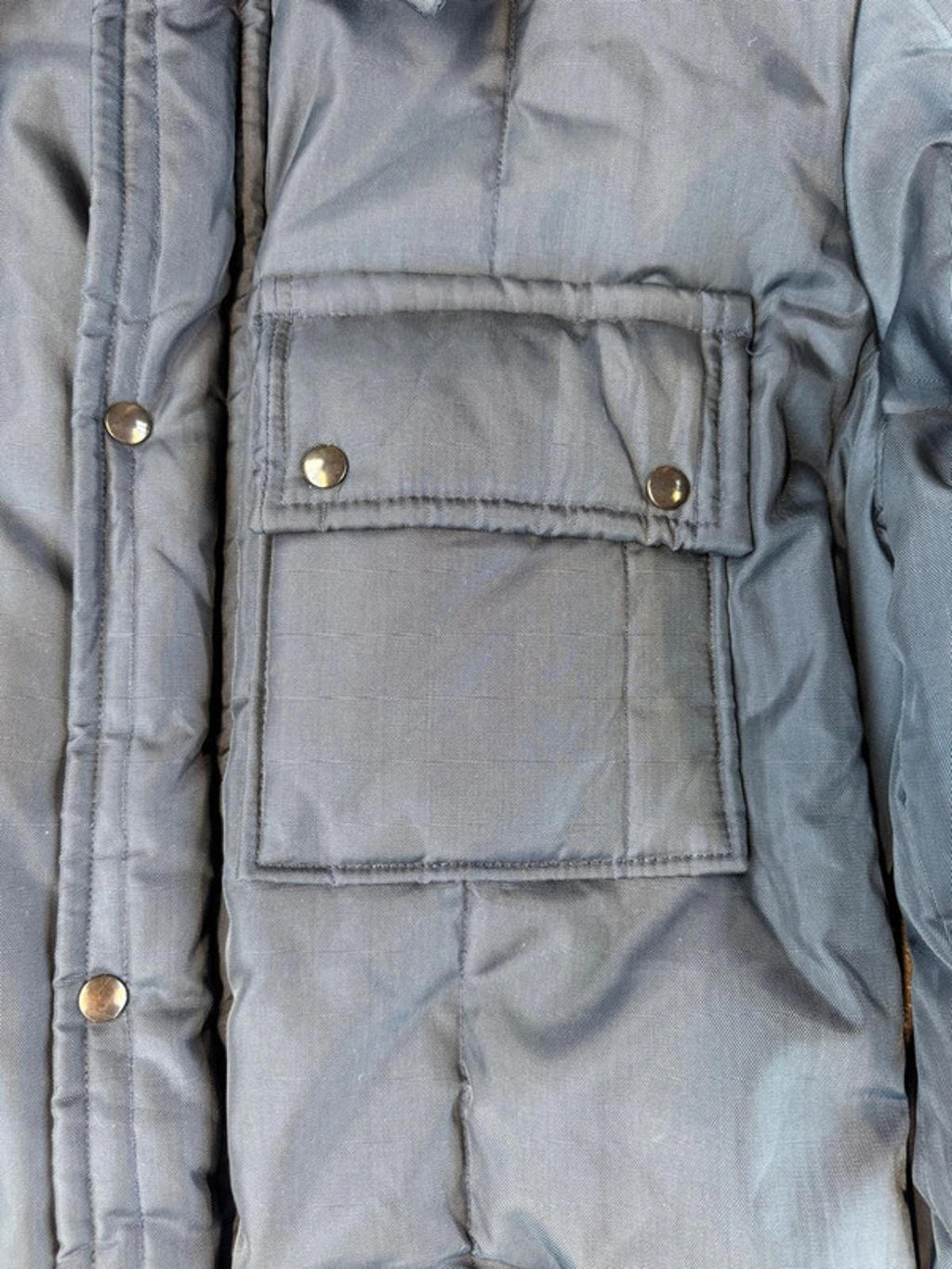 Vintage 1980s Walls Blizzard ‘Pruf’ Insulated Cold Weather Jacket Made Grey L