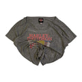 Vintage Harley Davidson Women's Ride Free American Eagle Short Sleeve Grey M