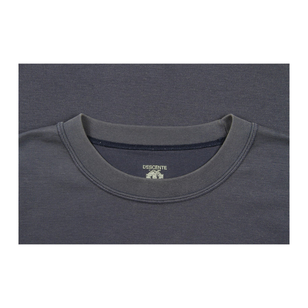 Descente Japan Long Sleeve Mock Neck Base Layer Navy S