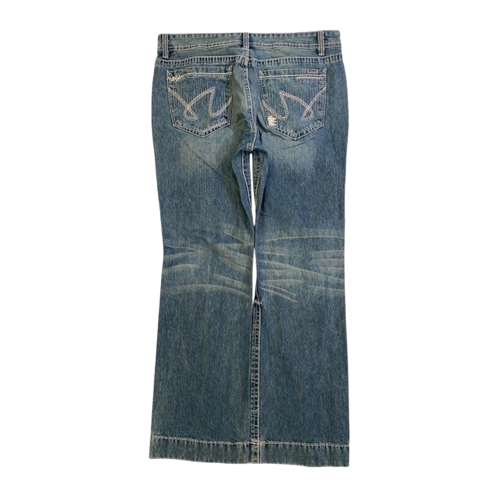Cruel Y2K Women's Flared Denim Jean 14