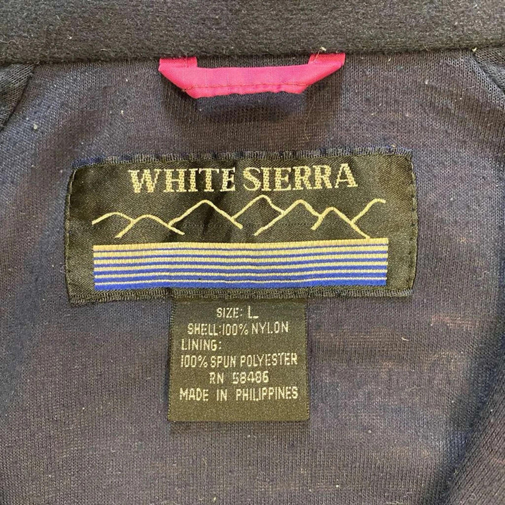 White Sierra Vintage 90's Jacket 2 tone Bright Purple Blue Men's L