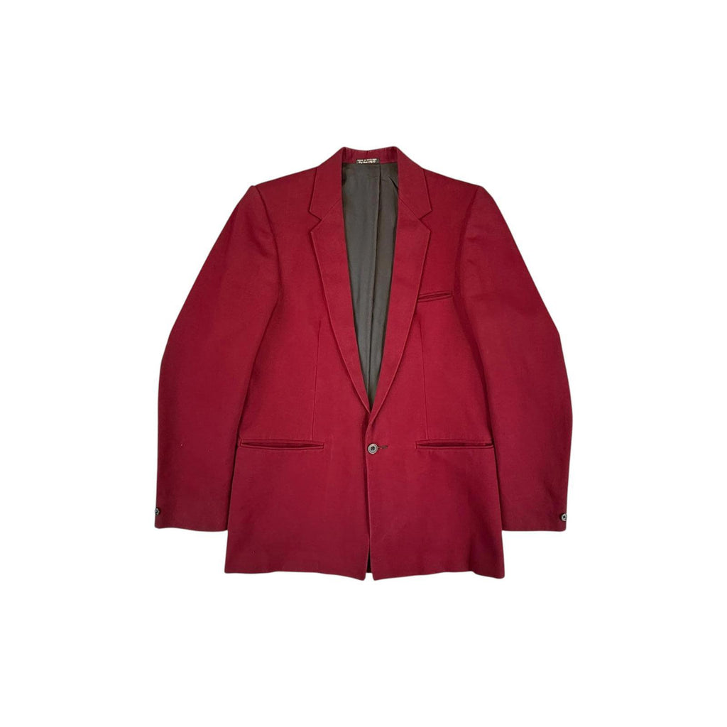 John Peters Vintage 1970s Made in England Wool Blazer Red S