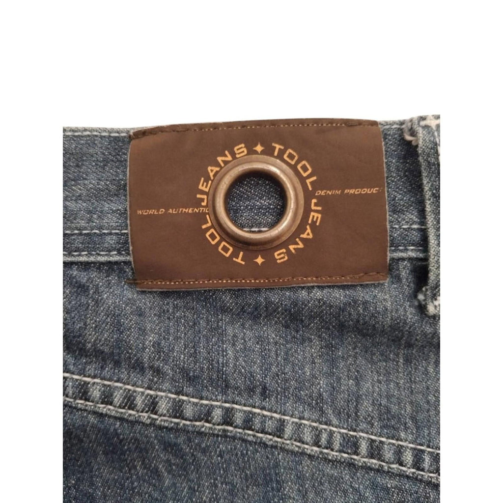 Tool Jeans Y2K Faded Wide Leg Denim Jean W36 L34