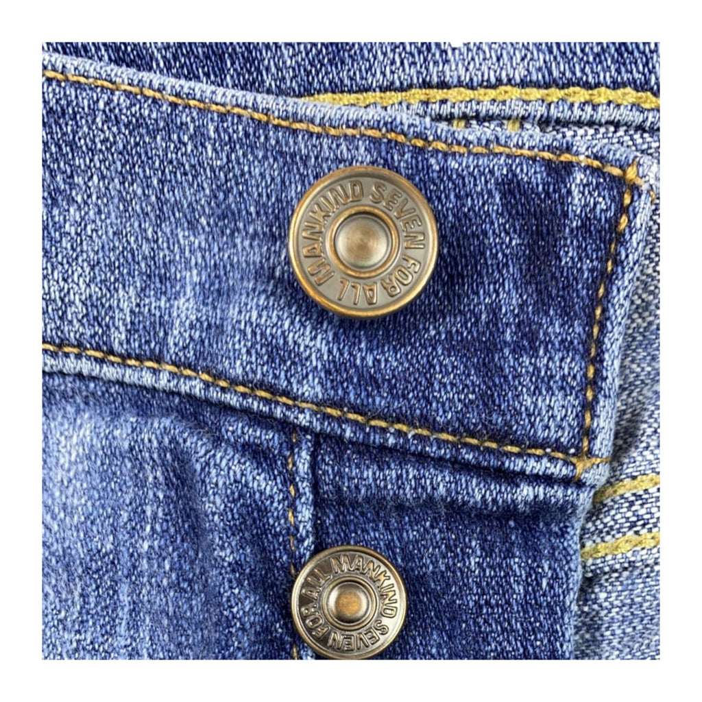 7 For All Mankind Y2K Women's Low Rise Straight Leg Denim Jean 6