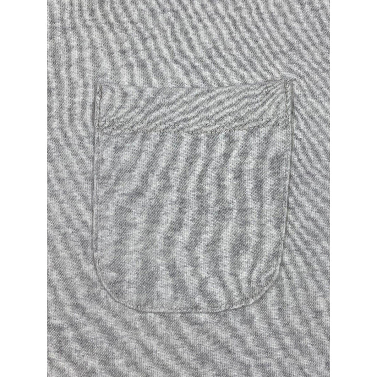 Vintage Champion 90s Front Pocket Grey Short Sleeve T Shirt Grey L