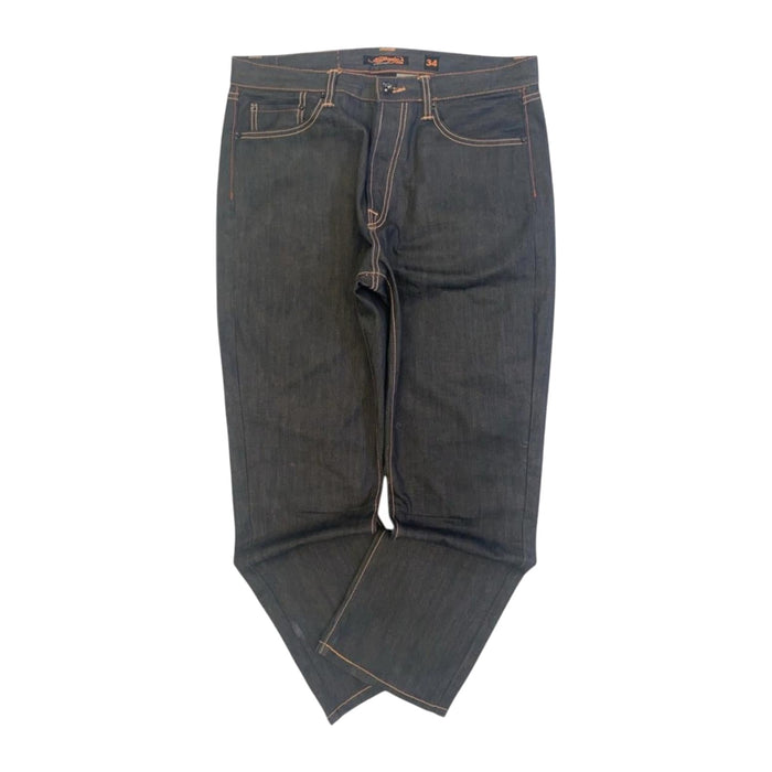 Ed Hardy Y2K Embroidered Dark Wash Denim Jeans W34 L34