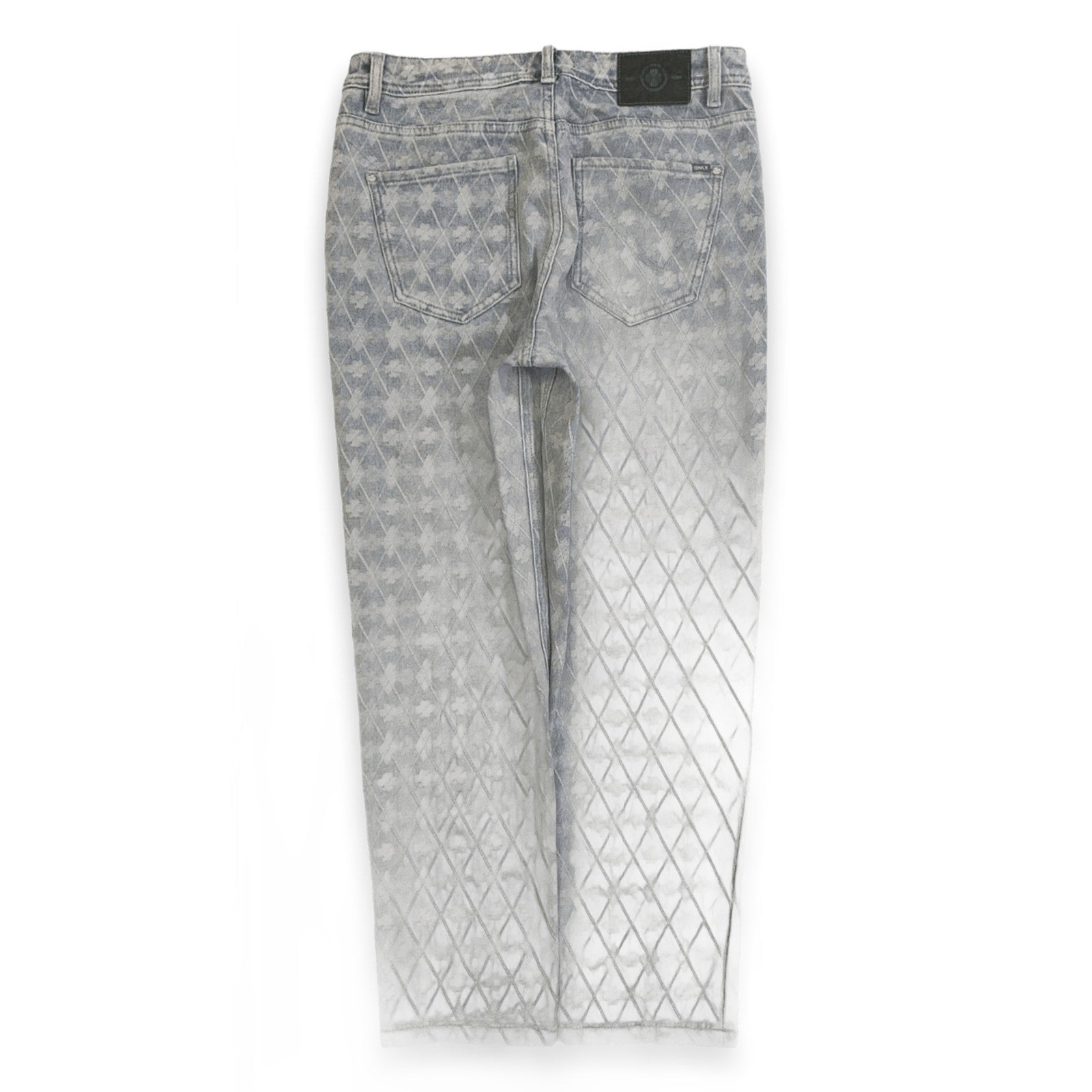 Only Japan Vintage Y2K Clover Print Straight Leg Denim Jeans 10