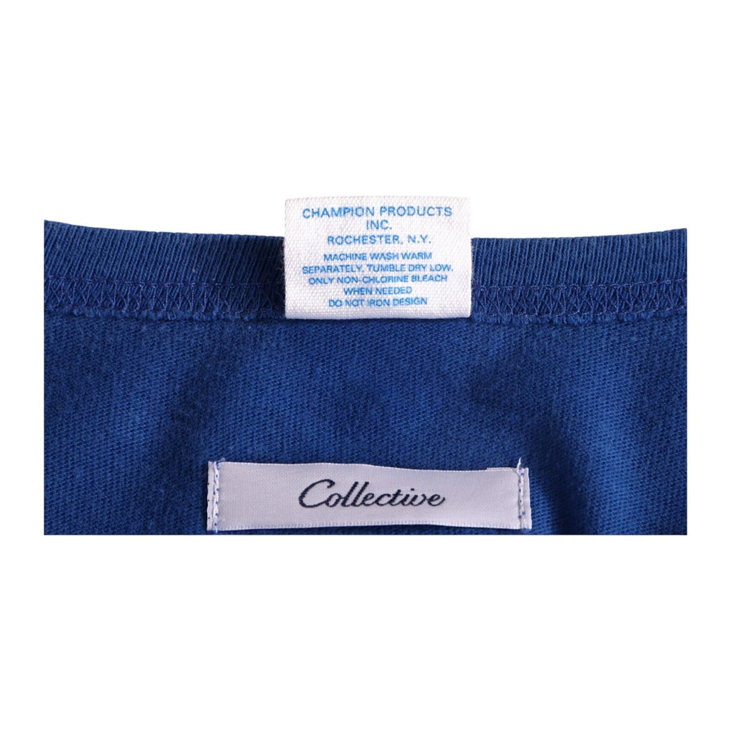 Champion Women's New York City Short Sleeve T Shirt Blue L