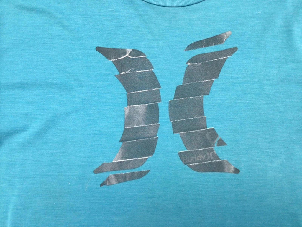 Hurley 00s Surf Short Sleeve T Shirt Blue XL