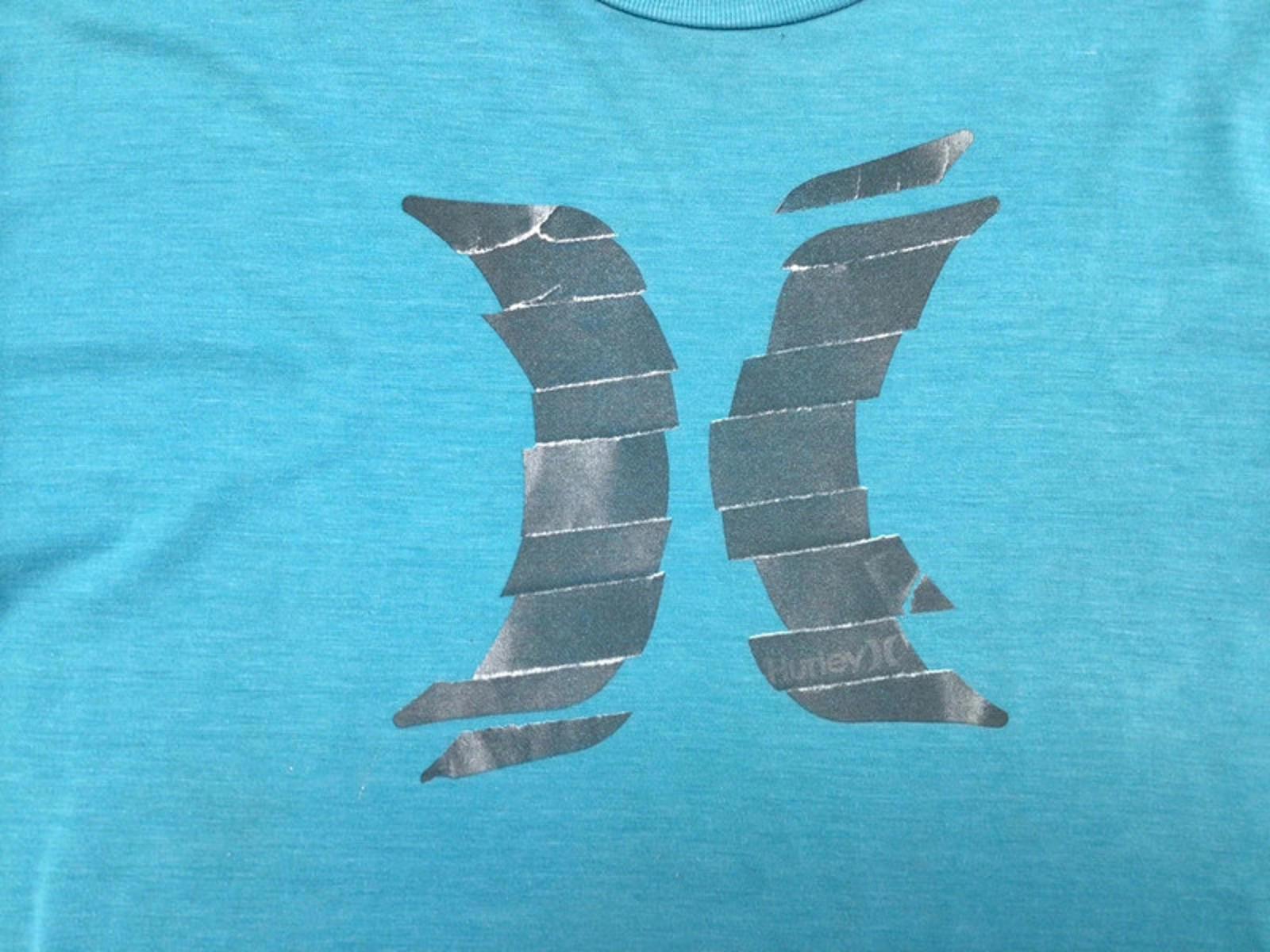Hurley 00s Surf Short Sleeve T Shirt Blue XL