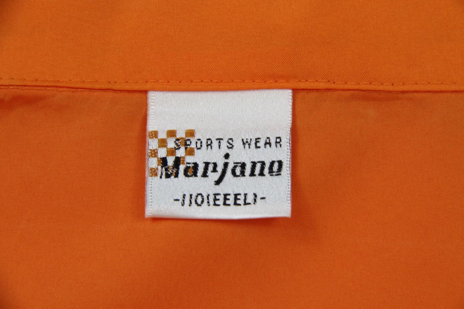 Marjane Long Sleeve Bio Farm Zip Up Windbreaker Orange 2XL