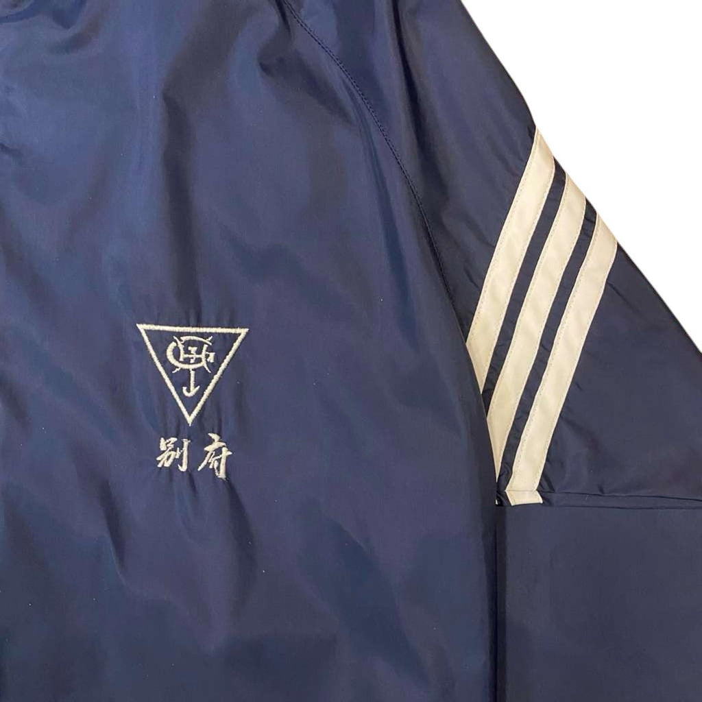 Vintage 1970's Adidas Descente Made in Japan Jacket 3 Stripes Navy M BNWOT