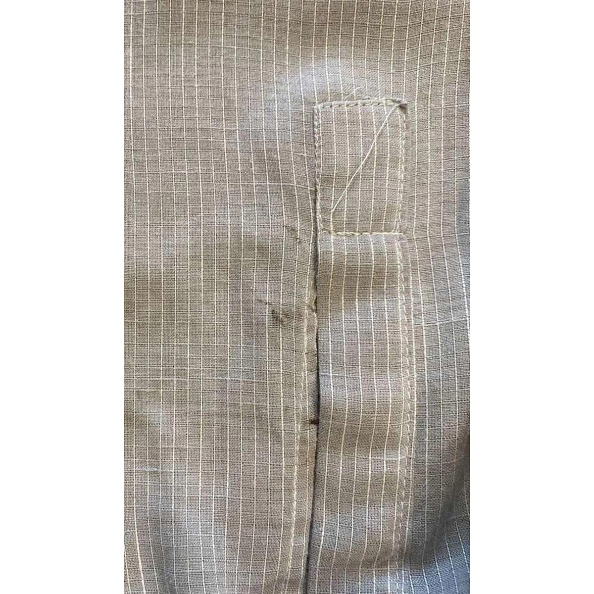 Jean Pierre Vintage 1970s Made in England Men's Long Sleeve Button Up Shirt Grey M