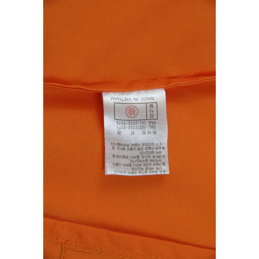 Marjane Long Sleeve Bio Farm Zip Up Windbreaker Orange 2XL