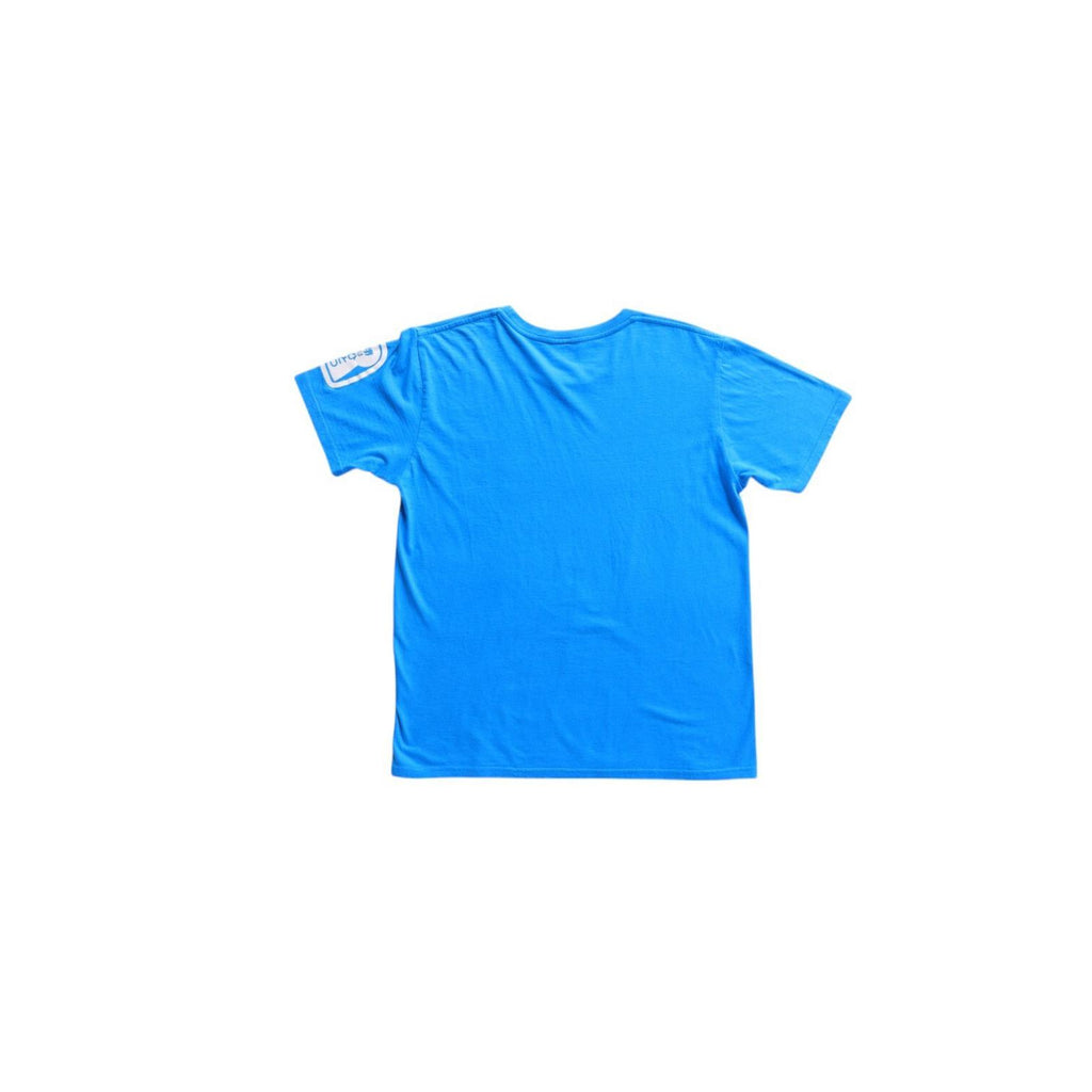 Print Star Japan I Love Sakai Short Sleeve Casual Cotton T Shirt Blue M