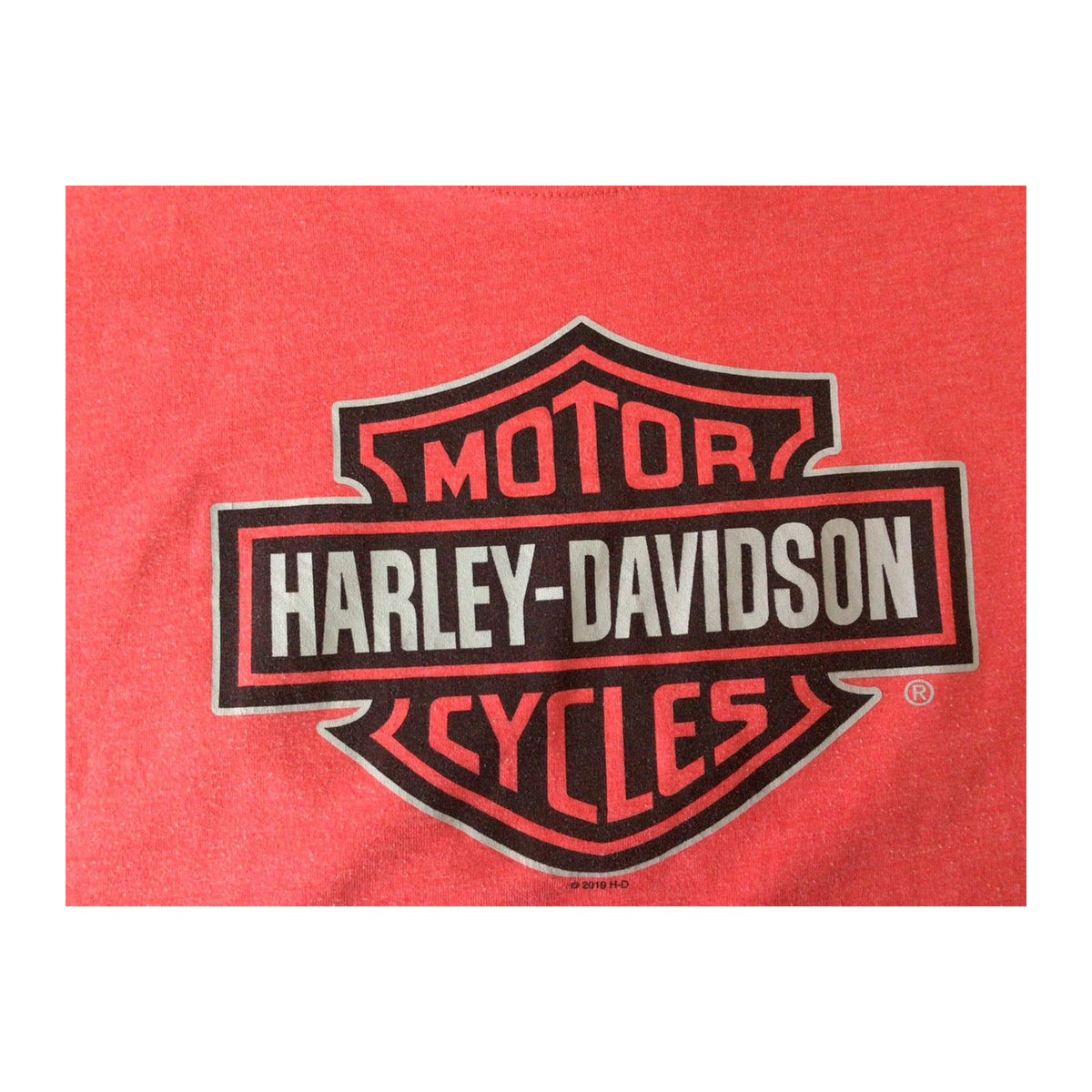 Harley Davidson Women's Short Sleeve T Shirt Red 3XL