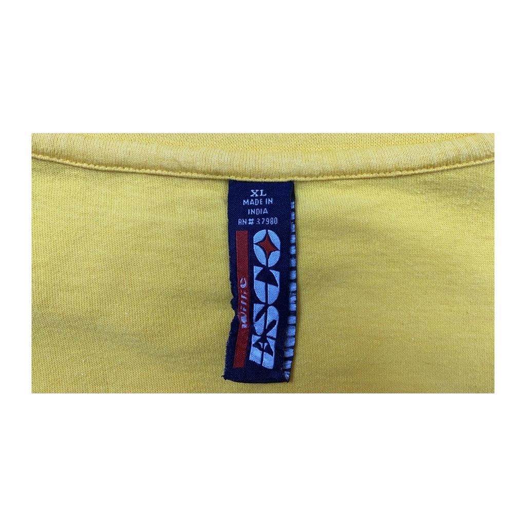 ESCO 67 Y2K Short Sleeve T-Shirt Yellow XL