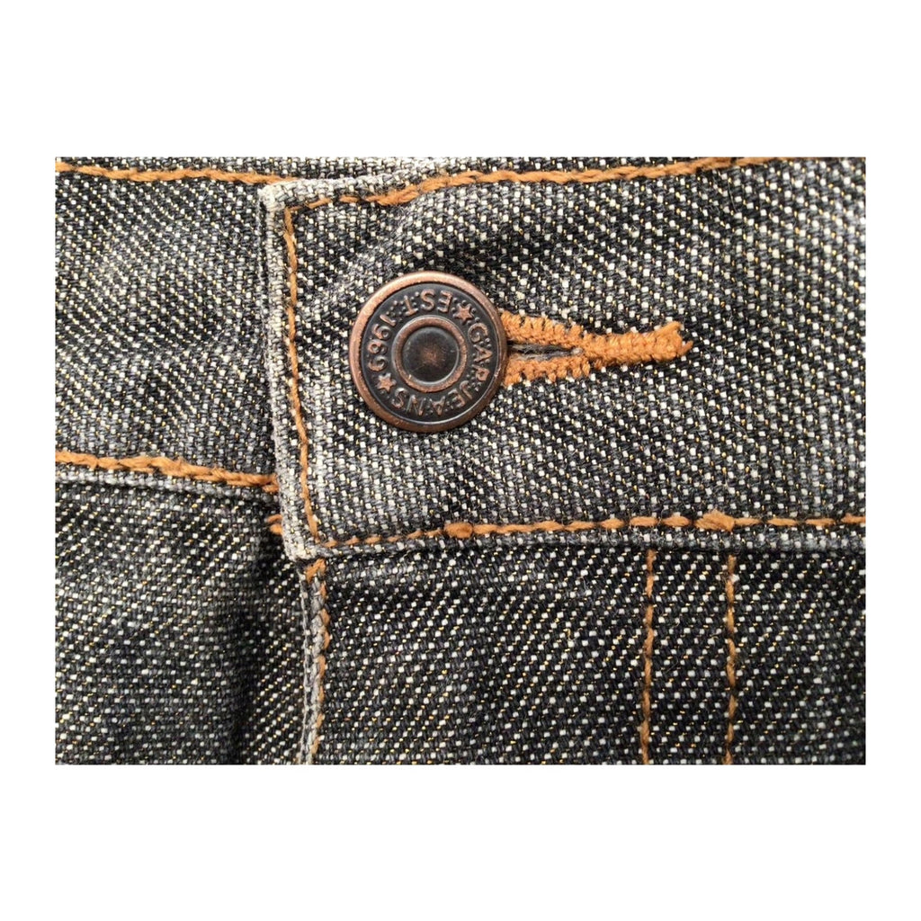 CYGAS Straight Jeans Metallic Cotton Blend Grey Mens W38 L34