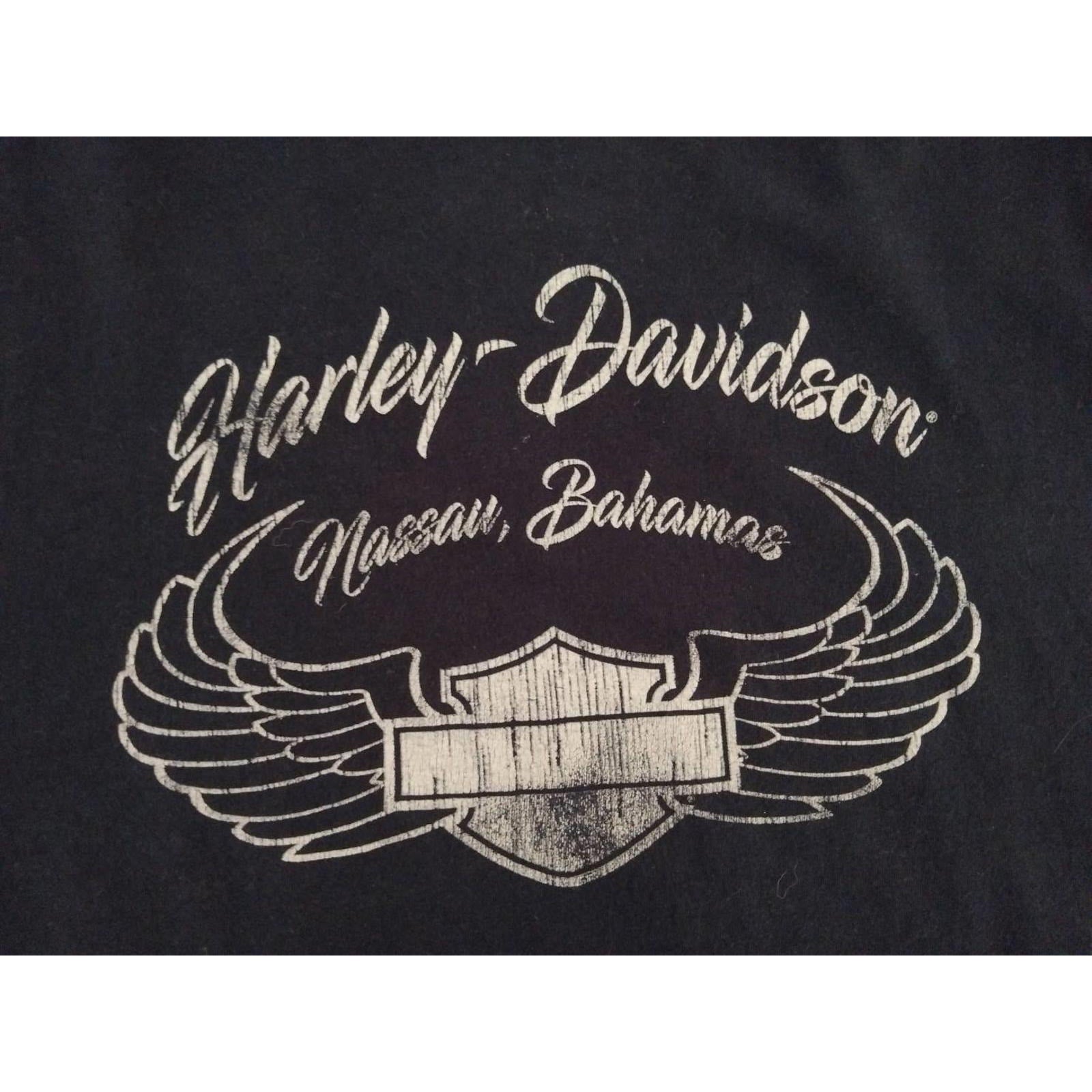 Harley Davidson Women's Tattoo Skull Short Sleeve T Shirt Black XXL