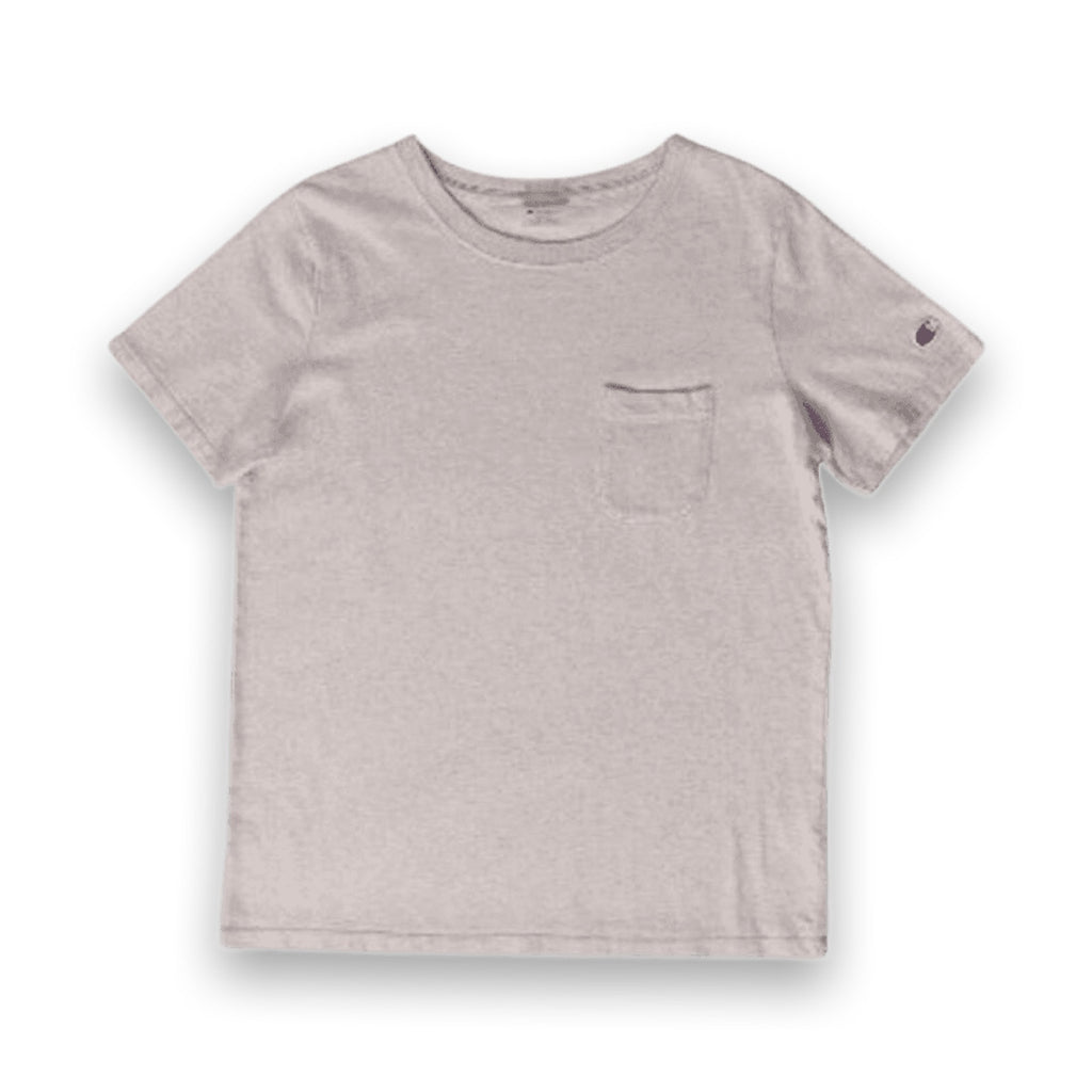 Vintage Champion 90s Front Pocket Grey Short Sleeve T Shirt Grey L