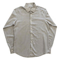 Jean Pierre Vintage 1970s Made in England Men's Long Sleeve Button Up Shirt Grey M