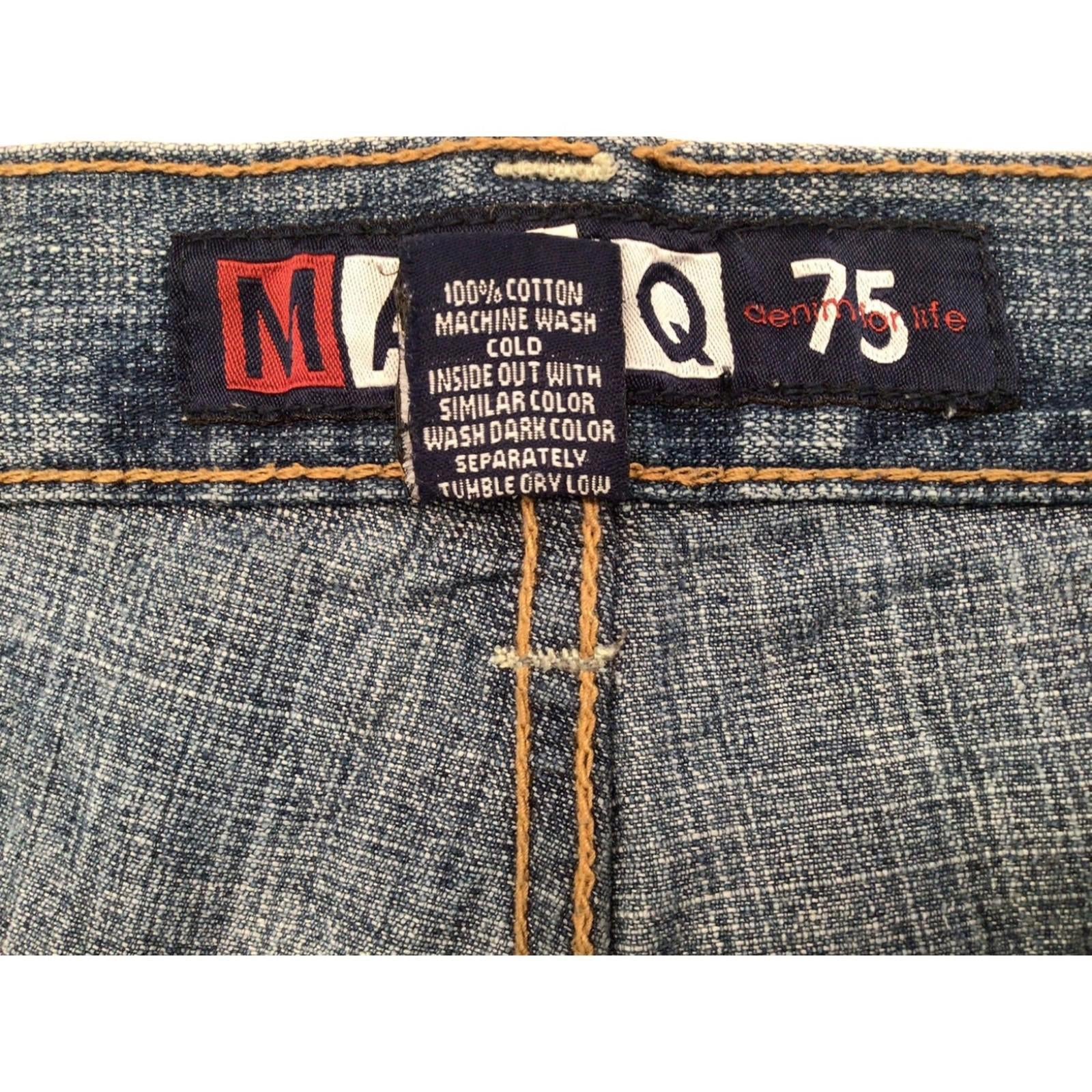 Marq 75 Men's Hip Hop Baggy Denim Jeans Y2K W44 L31