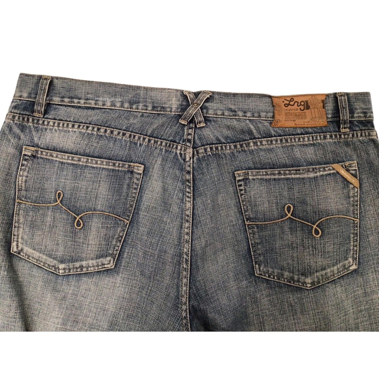 LRG Hip Hop Baggy Denim Jeans Y2K W34 L25