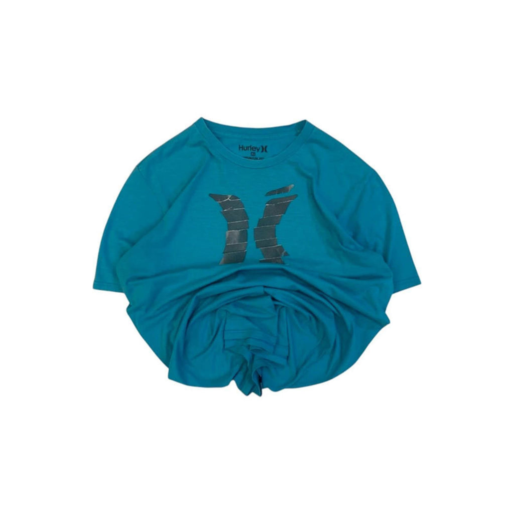 Hurley 00s Surf Short Sleeve T Shirt Blue XL