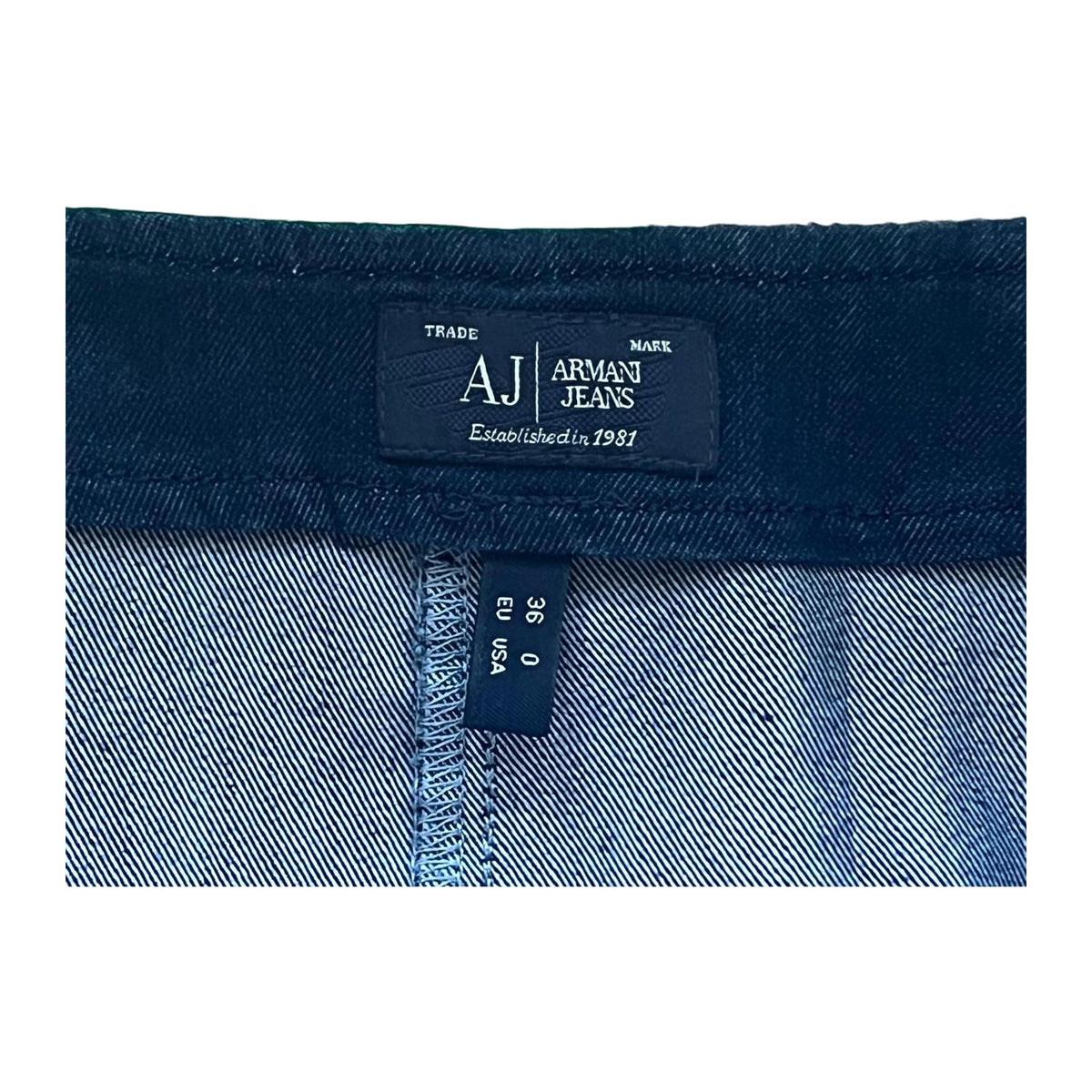 Vintage Armani Jeans 2000s Vintage Pencil Skirt 0