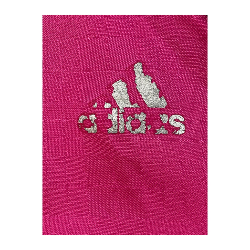 Vintage Adidas Women's ClimaProof Soft Shell Athletic Running Windbreaker Pink M